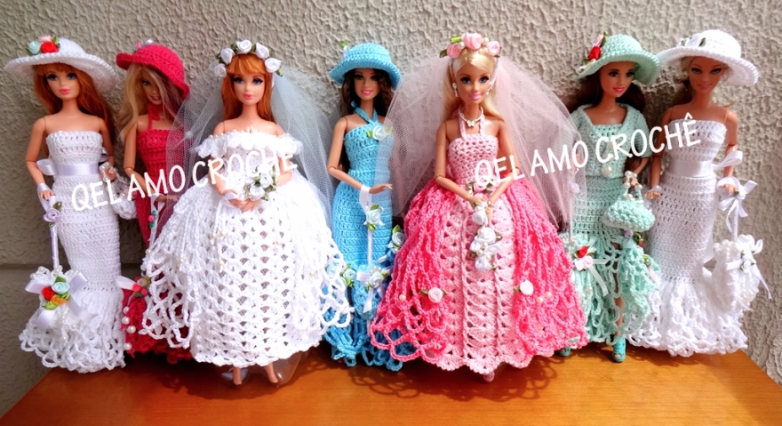 Tutorial – Vestido de Barbie – Raquel Gaúcha Crochet